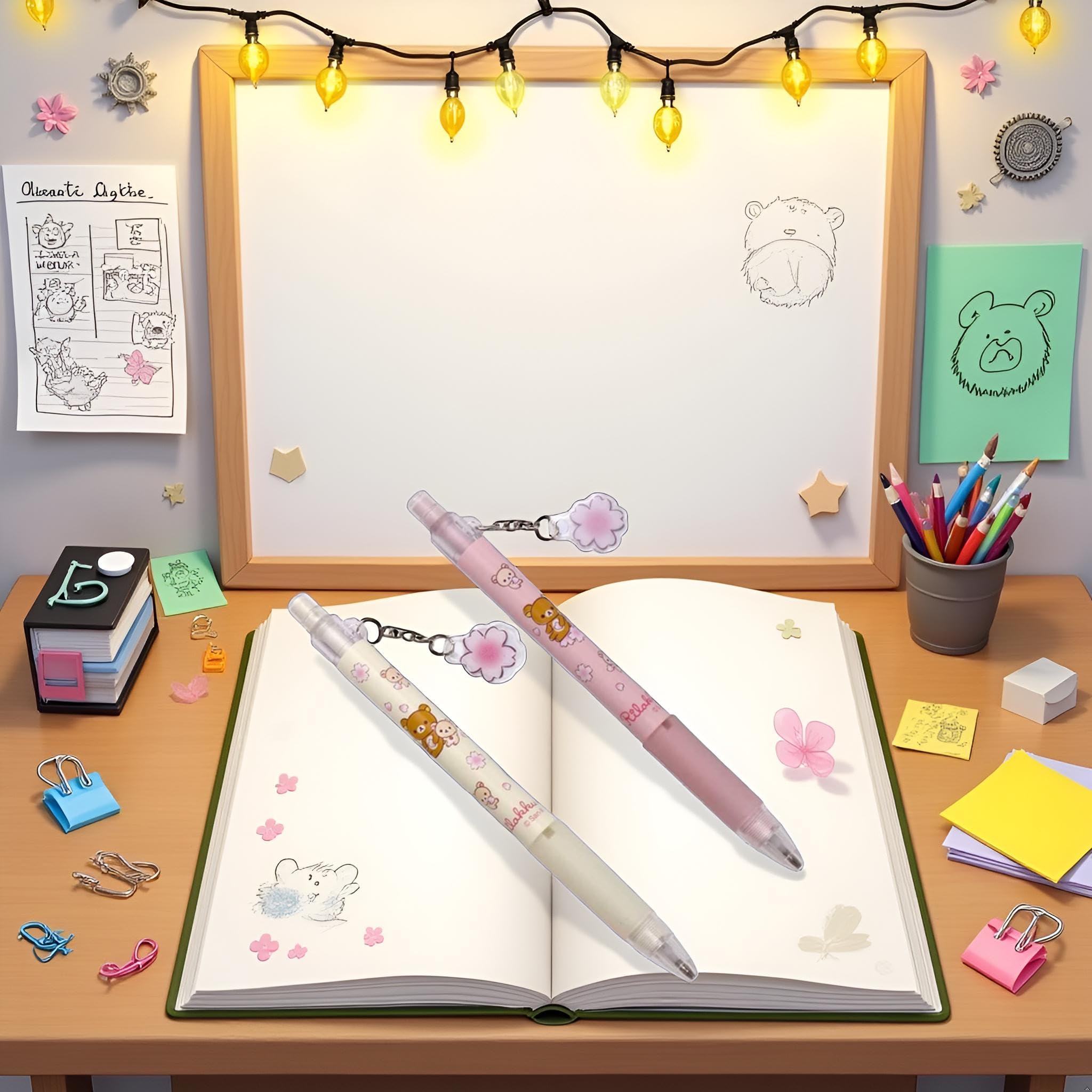 Amazon.co.jp: 1本 漫画 クマ シャープペンシル 0.5/0.7mm 自動